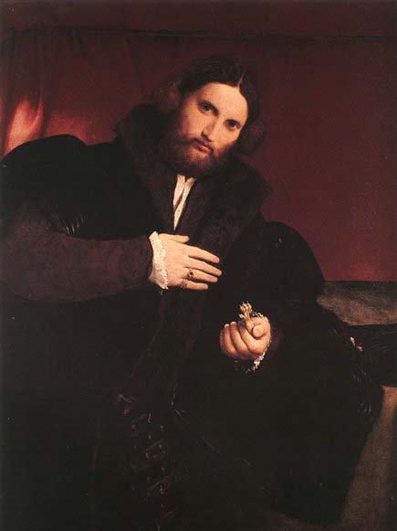 Lorenzo Lotto Man with a Golden Paw